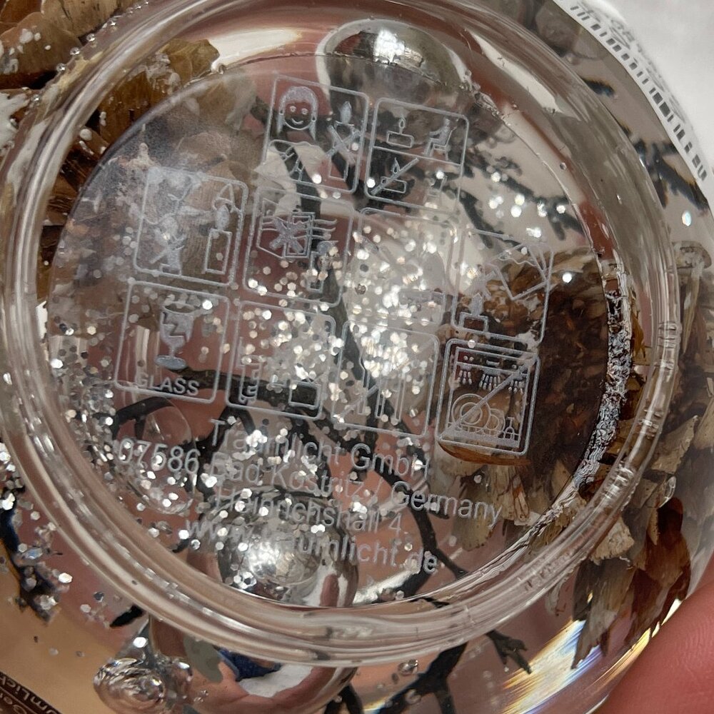 NWT Made in Germany Handemade Crystal Dreamlight "Winter Story" Candle Holder - Picture 11 of 12